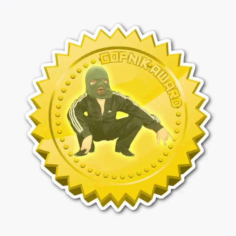 Gopnik Award sticker